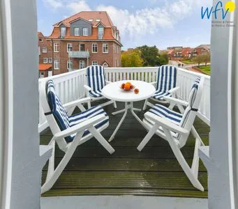 Balkon Logirhaus Doyen Ferienwohnung Robbenplate