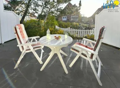 Terrasse Juist Zauber - Haus 1 Ferienwohnung Rüping