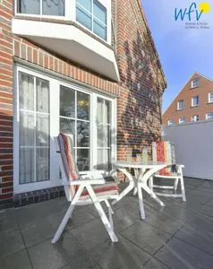 Terrasse Juist Zauber - Haus 1 Ferienwohnung Rüping