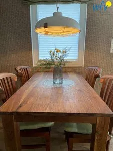 Essbereich Strandhaus Ferienwohnung Lee