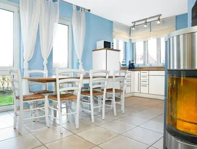 Wohnzimmer Ferienhaus Kaltenhofer Strandmuschel