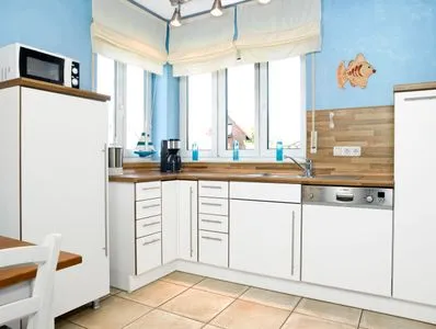 Küche / Küchenzeile Ferienhaus Kaltenhofer Strandmuschel