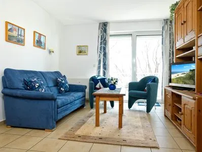 Wohnzimmer Residenz am Yachthafen Strandaster