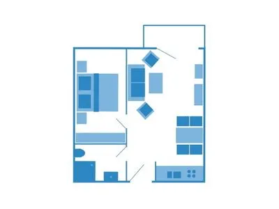 Grundriss Residenz am Strand Wohnung 1-11