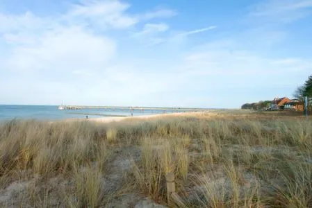 Strandbild mit Blick auf die Ostsee Residenz am Strand Ostseeglück - Wohnung 1-13