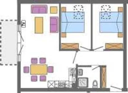 Grundriss Residenz am Strand Wohnung 1-16