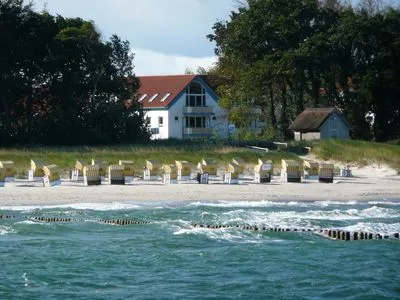 Strandbild von der Ostsee Residenz am Strand Wohnung 2-36