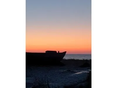 Altes Fischerboot am Strand Residenz am Strand Wohnung 2-40