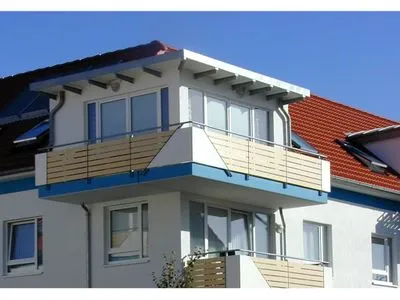 Blick von der Deichpromenade Residenz am Strand Wohnung 2-41