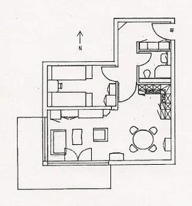 Grundriss Residenz am Strand Wohnung 2-41