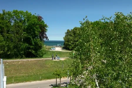 Blick vom Balkon Residenz am Strand Wohnung 2-43