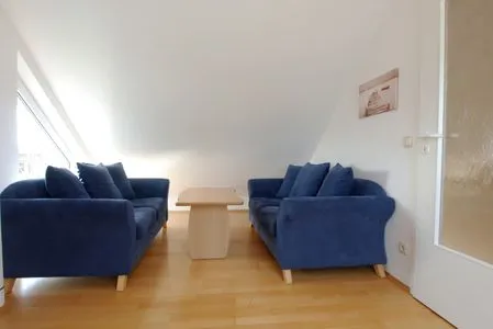 Wohnbereich im DG Residenz am Strand Wohnung 5-71
