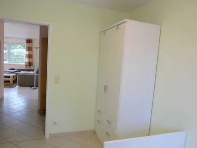 Schlafzimmer mit Einzelbetten Residenz am Strand Wohnung 6-74