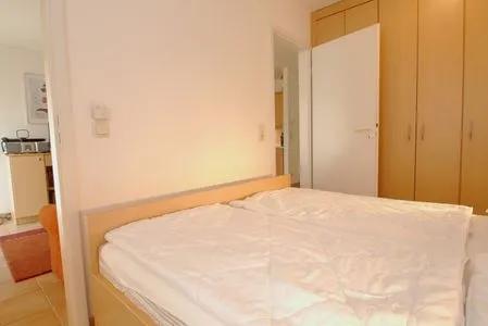 Schlafzimmer mit Doppelbett Residenz am Strand Wohnung 6-75