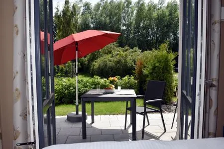 Terrasse Logierhaus Friedrich WE 3 - "Klaas Störtebecker"