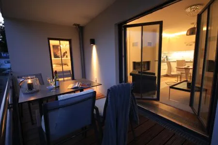 Balkon Logierhaus Friedrich WE 11 - "Strandmuschel"