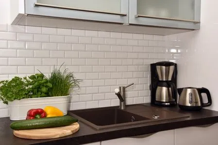 Küchenarbeitsplatte Logierhaus Friedrich WE 13 - "Bernsteinglück"