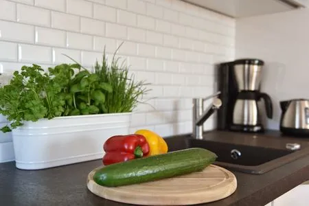 Küchenarbeitsplatte Logierhaus Friedrich WE 13 - "Bernsteinglück"