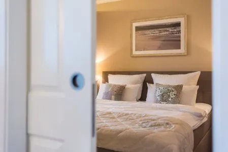 Blick in das Schlafzimmer Logierhaus Friedrich WE 14 - "Seeblick"