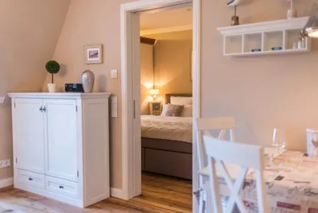 Blick in das Schlafzimmer Logierhaus Friedrich WE 14 - "Seeblick"