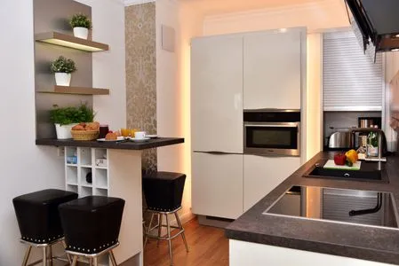 offene Küche Logierhaus Friedrich WE 19 - "Weststrand"