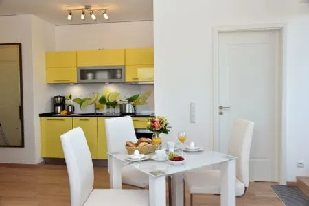 offene Küche Logierhaus Friedrich WE 22 - "Sandstrand"