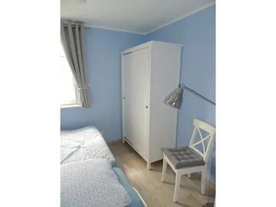 Schlafzimmer mit Ausziehbarem Bett Kavelweg 13 Kavelweg 13 Wohnung 1 - Strandrefugium
