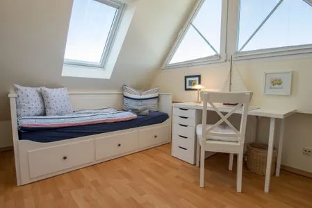 Schlafzimmer mit Einzelbett  Hoppenberg 24 - Haus Sommerfeld