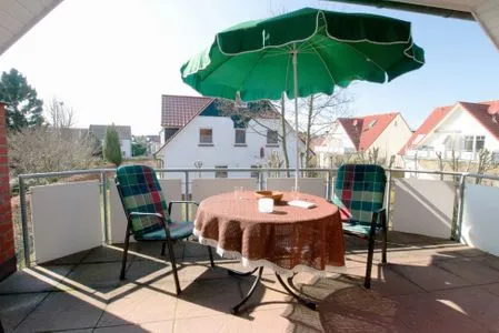 Balkon Zur Hanse Wohnung 2.3 - Zur Hanse Nord