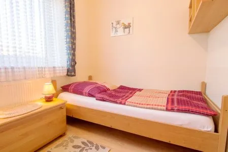 Badezimmer mit zwei Einzelbetten Zur Hanse Wohnung 3.1 - Zur Hanse Ost