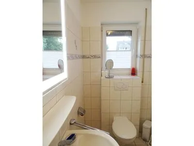 Badezimmer mit Dusche  Ferienwohnung Sobek