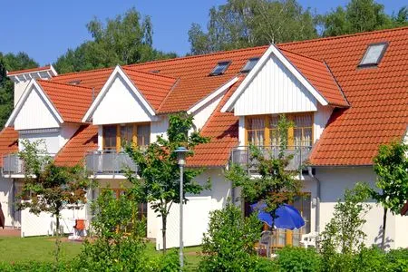 Hausansicht Ferienpark Freesenbruch Wohnung 1.3 - Störtebeker