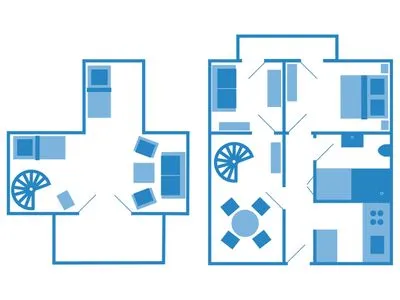 Grundriss  Appartementhaus Boddenblick "Himmelkieker"
