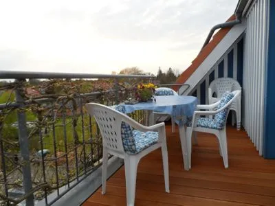 Balkon  Appartementhaus Boddenblick "Himmelkieker"
