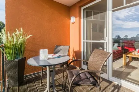 Balkon Mühlenstrasse 23 - Wohnung Kranichblick