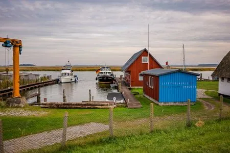 Blick auf den Bodden Mühlenstrasse 23 - Wohnung Kranichblick