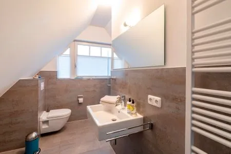 Badezimmer mit Dusche Mühlenstrasse 23 - Wohnung Oberdeck