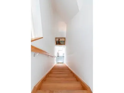 Treppe zur Unterkunft Mühlenstrasse 23 - Wohnung Oberdeck