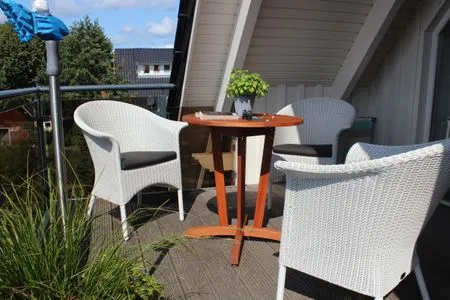 Balkon Mühlenstrasse 23 - Wohnung Oberdeck