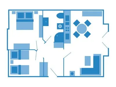 Grundriss Neue Reihe Neue Reihe 28 - Wohnung Wolke 7