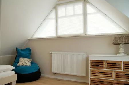 Schlafzimmer mit zwei Einzelbetten  Doppelhaushälfte - Isabella