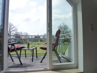 Balkon Hafenstrasse 15 in Prerow Wolkenglanz in Prerow