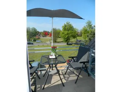 Balkon Hafenstrasse 15 in Prerow Wolke 7 in Prerow