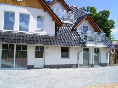 Hauptansicht Hafenstrasse 15 in Prerow Wolkenglanz in Prerow