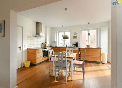 Küche / Küchenzeile Haus Skagen Ferienhaus Skagen Wangerooge