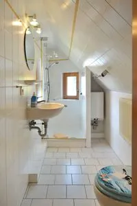 Badezimmer mit Dusche Ferienpark Freesenbruch Wohnung 1.6 - Freesenblick