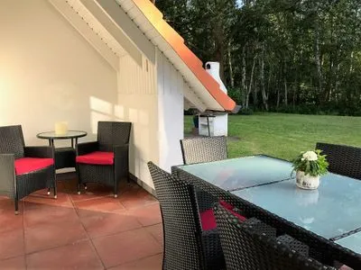 Terrasse Ferienpark Freesenbruch Doppelhaushälfte 11a - Schwalbennest