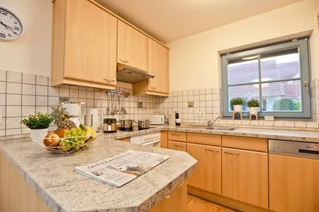 offene Küche Ferienpark Freesenbruch Doppelhaushälfte 11a - Schwalbennest