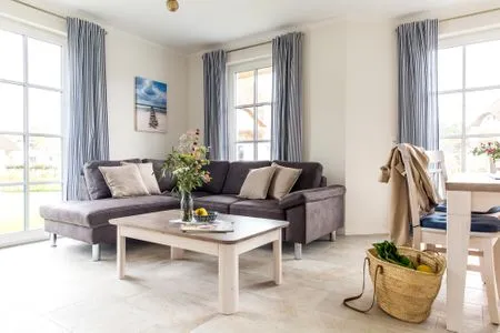 Wohnzimmer Ferienhaus Seeschwalbe 35