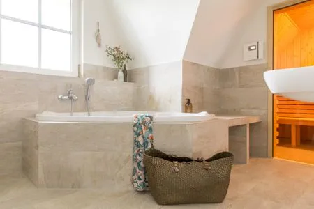 Badezimmer Ferienhaus Seeschwalbe 35